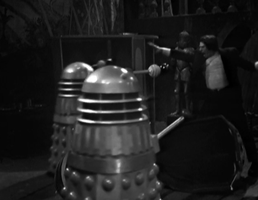 The Daleks fight Count Dracula